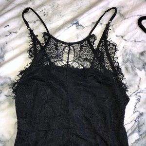 Free People black lace dress